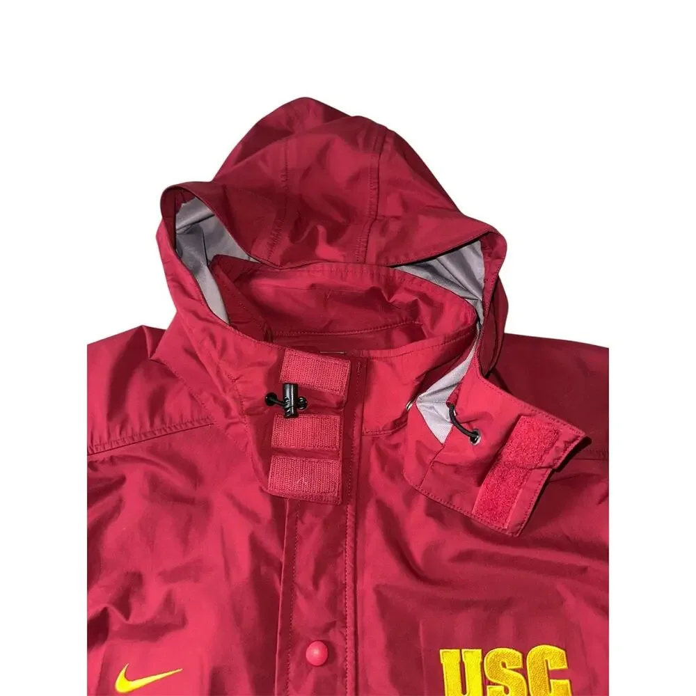 Vtg Nike Team Issued NCAA USC Trojans Warmup Jacket & Wind Pants Dugout Y2K XXL
